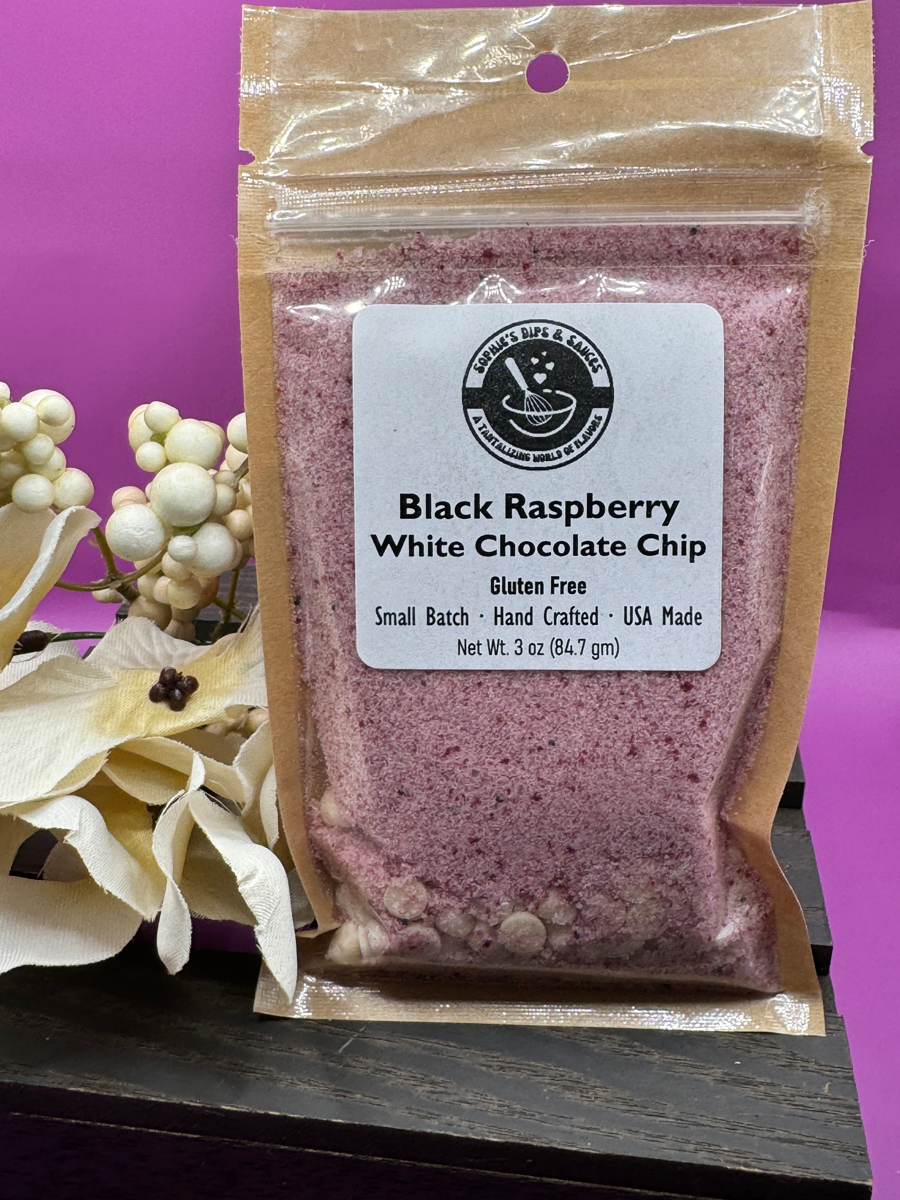 Black Raspberry White Chocolate Chip Dip – We Be Jammin RI