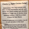 Cranberry Apple Chicken Salad Dip