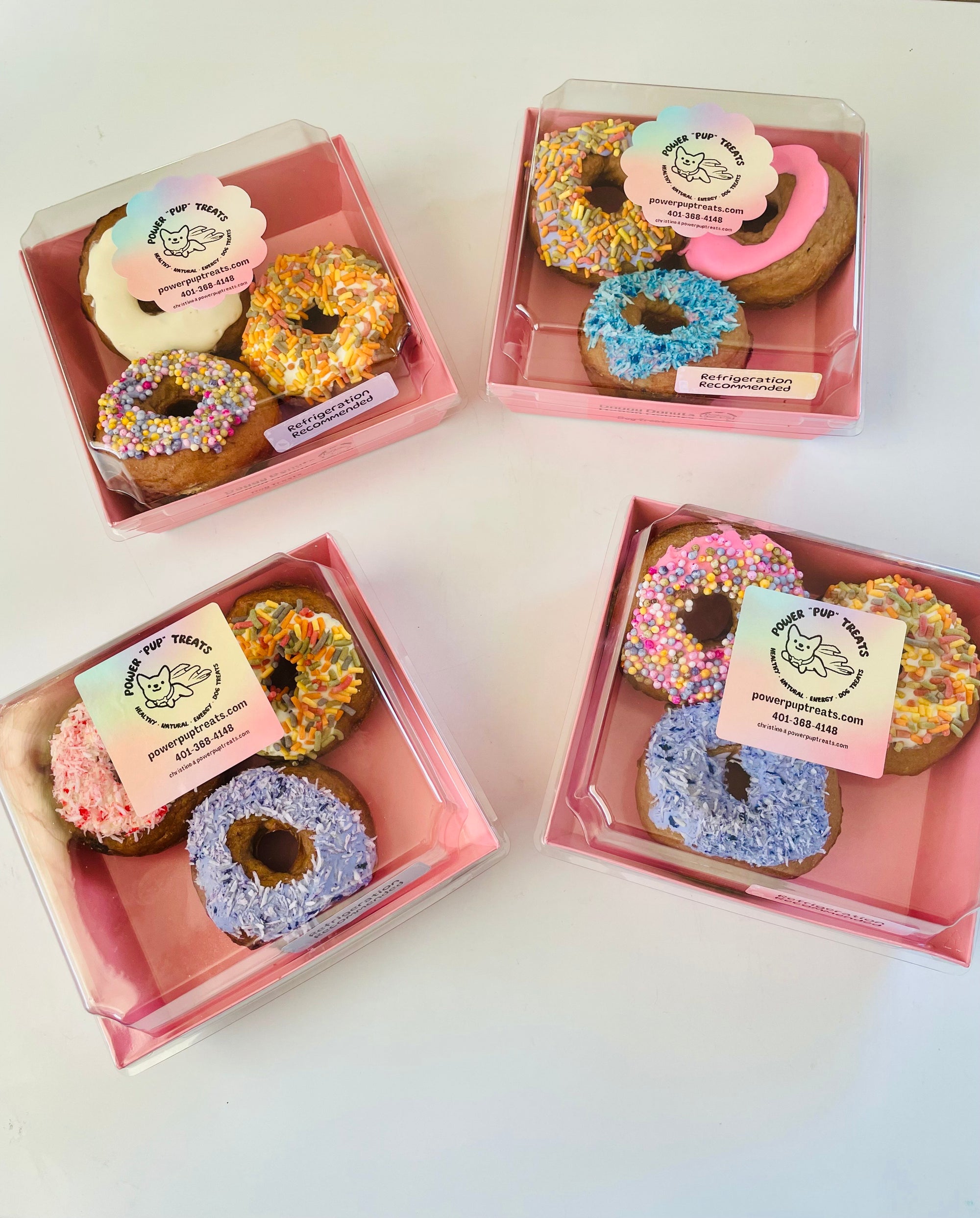 3 - pack Donut Dog Treats