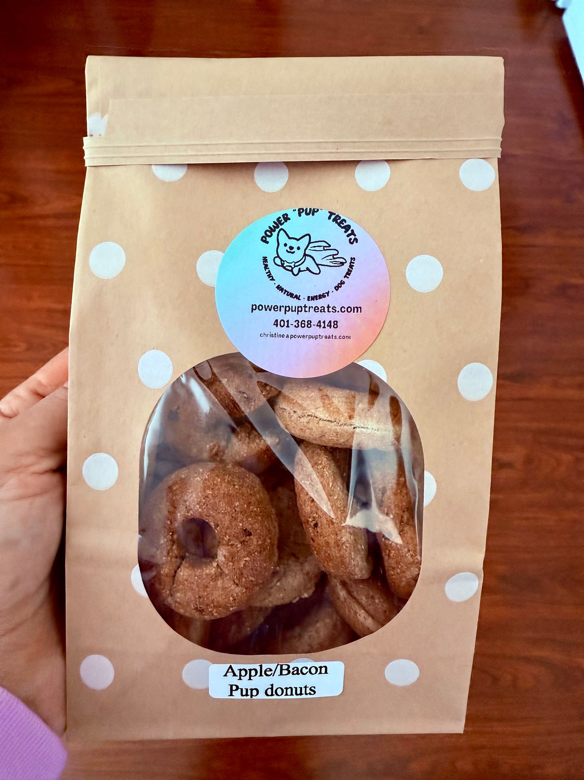 Apple/Bacon Pup Donuts