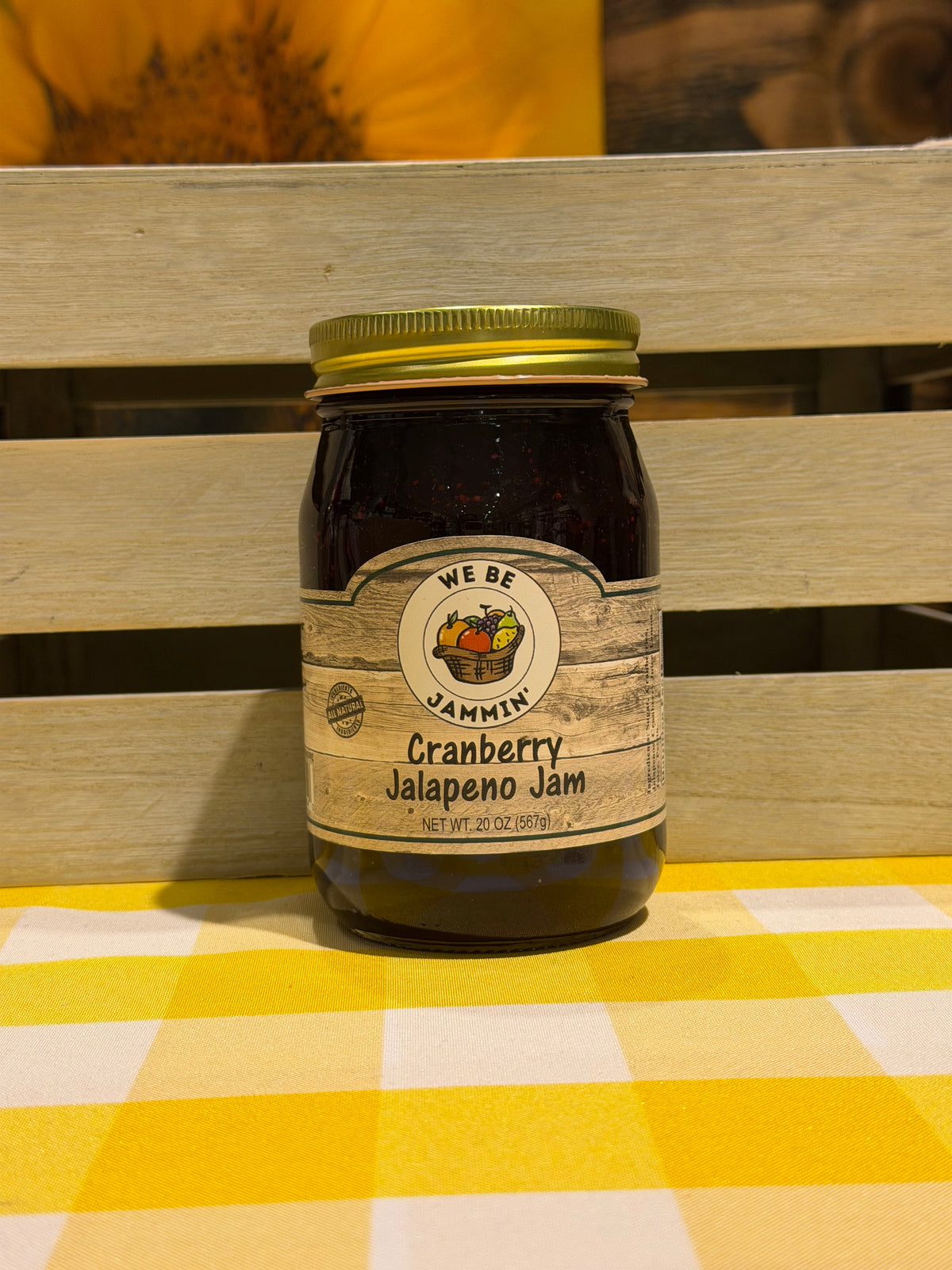 Cranberry Jalapeño Jam (Hot)