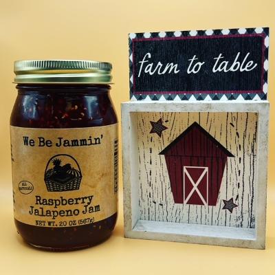 Raspberry Jalapeno Jam (Hot!)